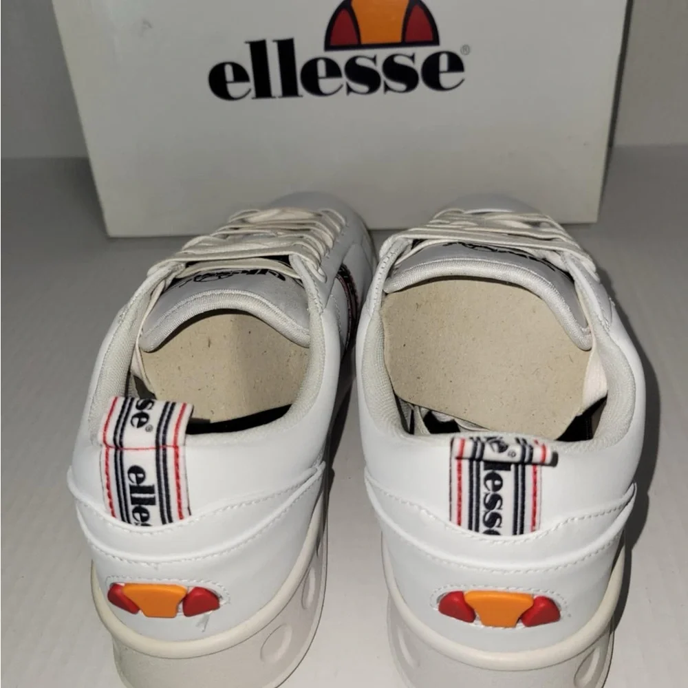 Ellesse Womens Throwback Retro Mezzaluna TP Leather AF Sneakers Shoes Size 9 - Picture 6 of 7